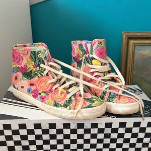 Rifle Paper Co. Keds Floral High-Top Sneakers